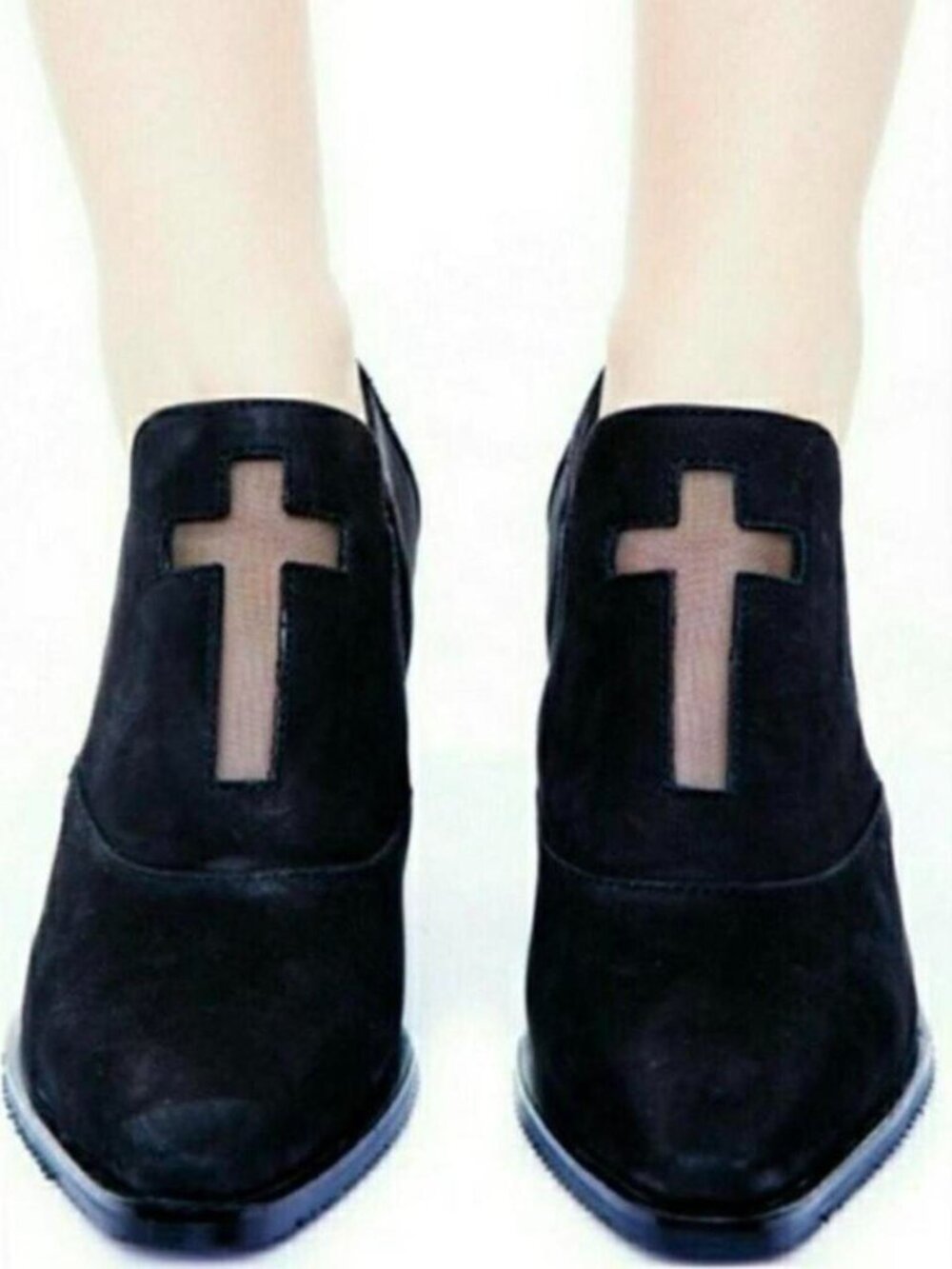 UNIF Women's Black and Brown Boots- 8